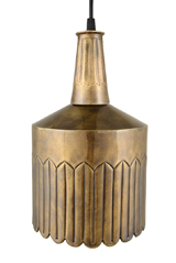 Pintuck Lamp 04 - Brass Lamp - Sahil & Sarthak